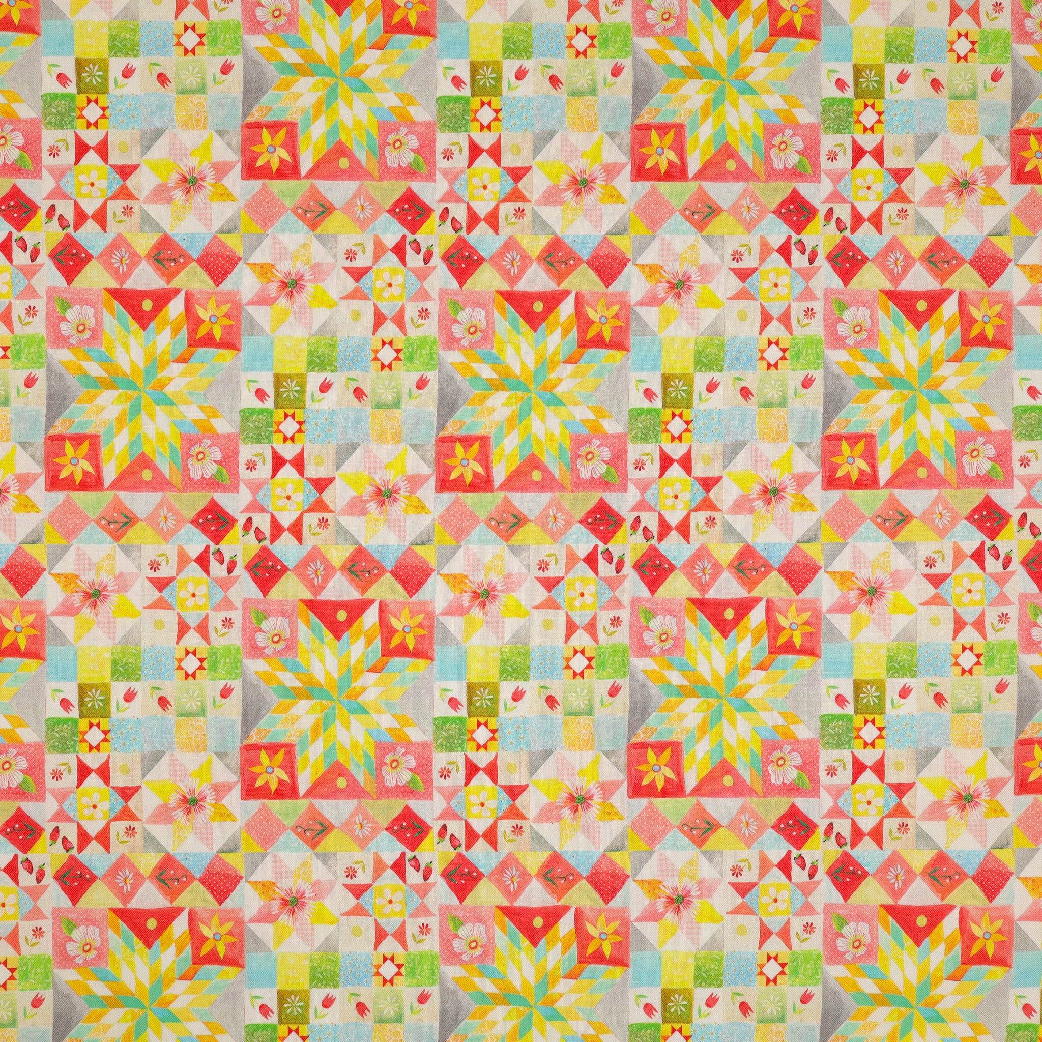 A Prairie Heart Fabric Collection - Heirloom Quilt Multi