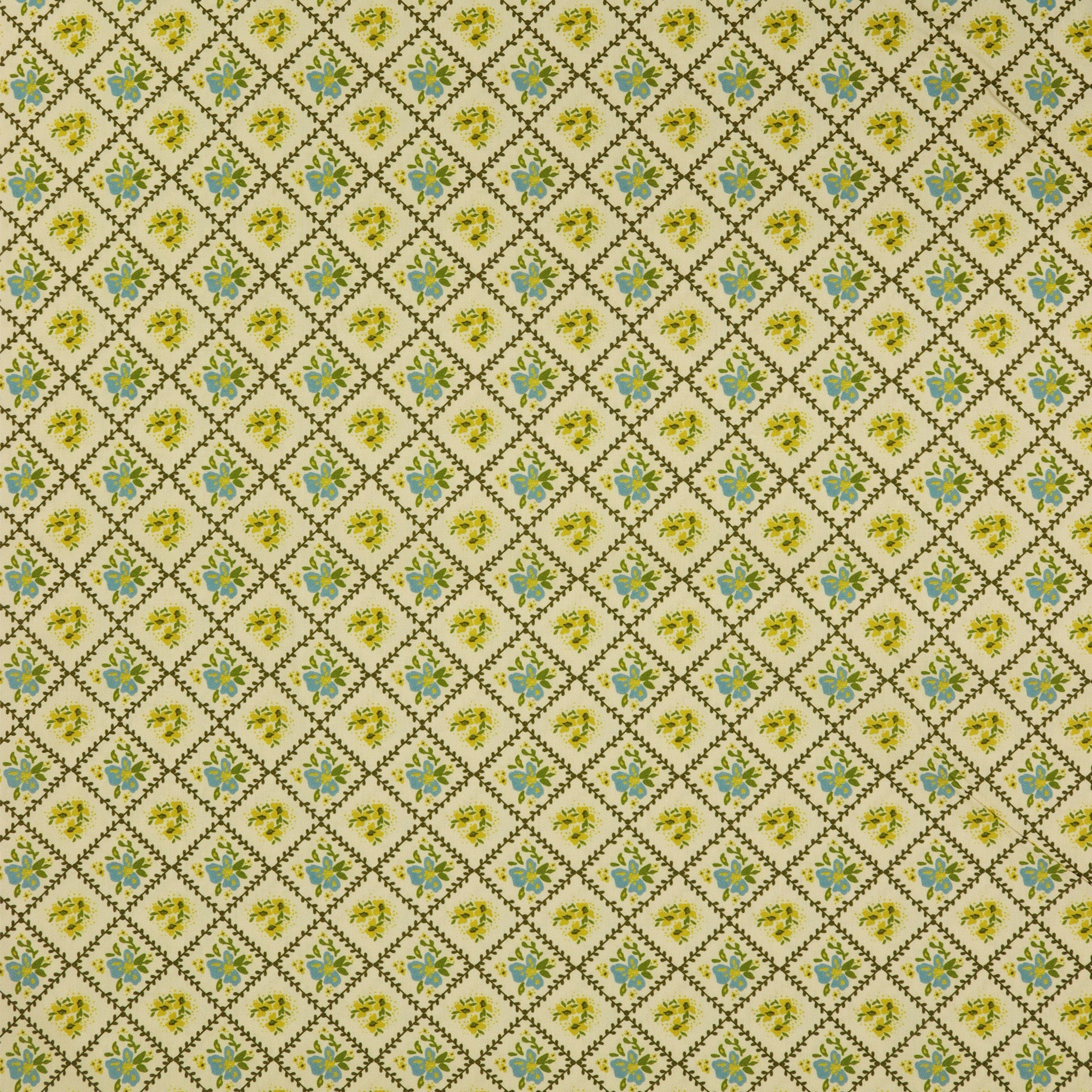Anthology Fabric Collection - Floral Metaphor Lemon
