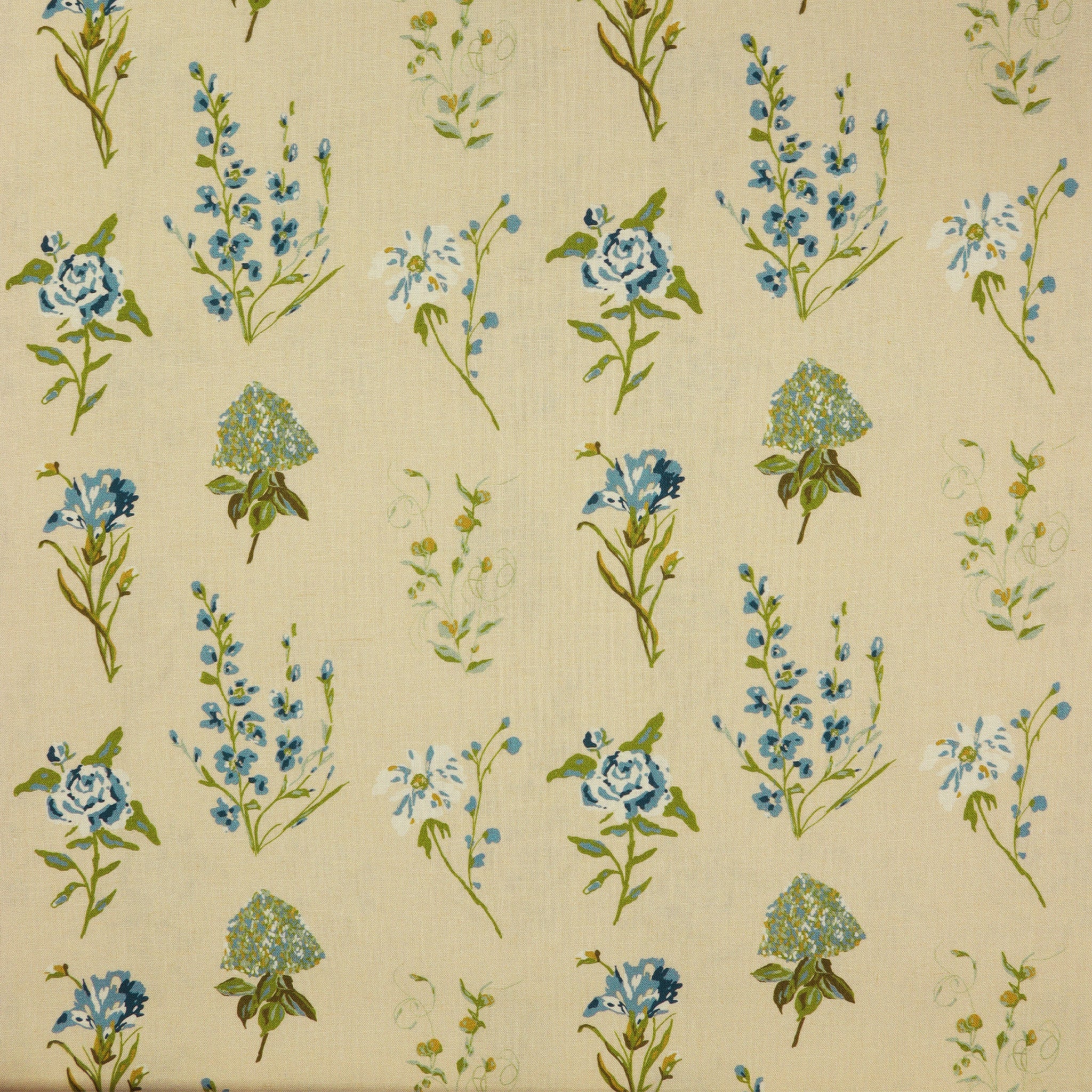 Anthology Fabric Collection - Garden Study Fresh in Linen Blend