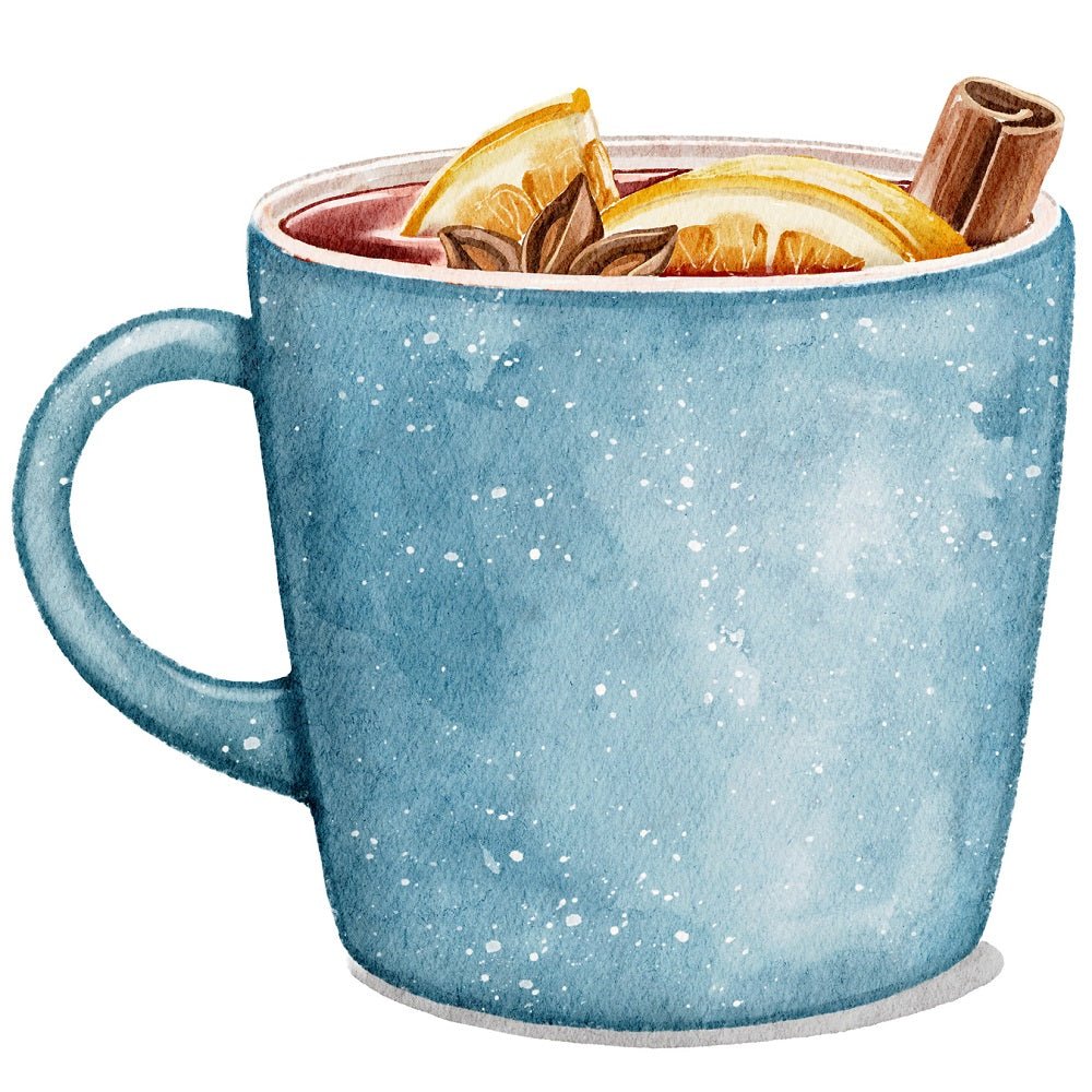 Christmas Little Critters Mug Fabric Panel