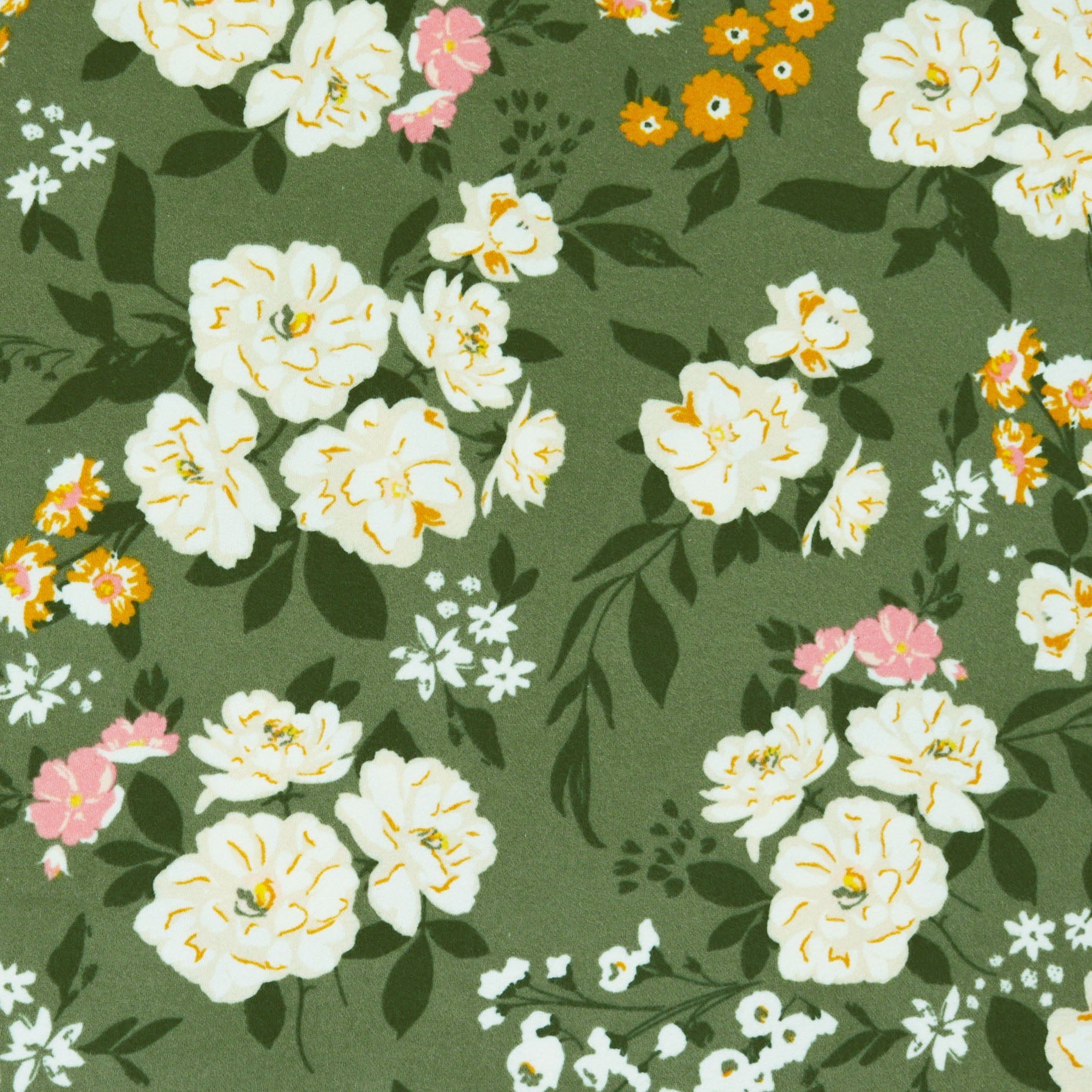 A Year in Petals Fabric Collection - Garden Sonnet Dim in Flannel
