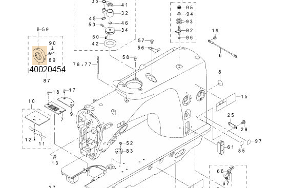 40020454 BTW DRIVING WHEEL ASM