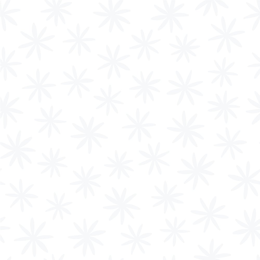 Chamomile Flowers Tone on Tone Fabric