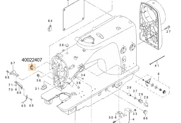 40022407 CORD HOLDER