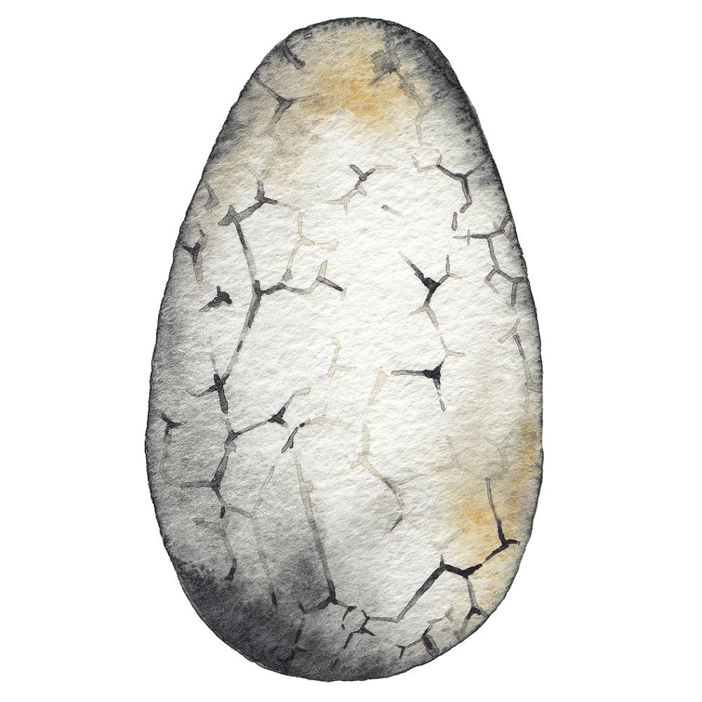 Watercolor Dinosaur Egg Style #2 Fabric Panel