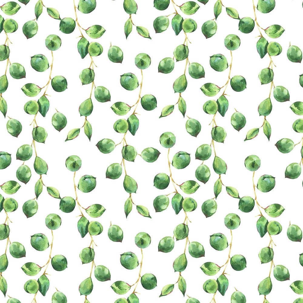 Watercolor Eucalyptus Leaves Fabric