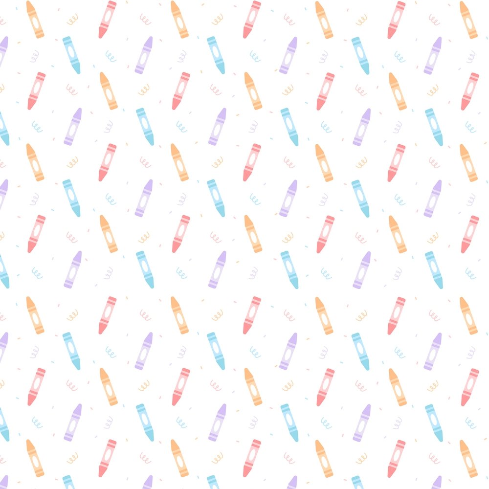 Watercolor Crayon Fabric