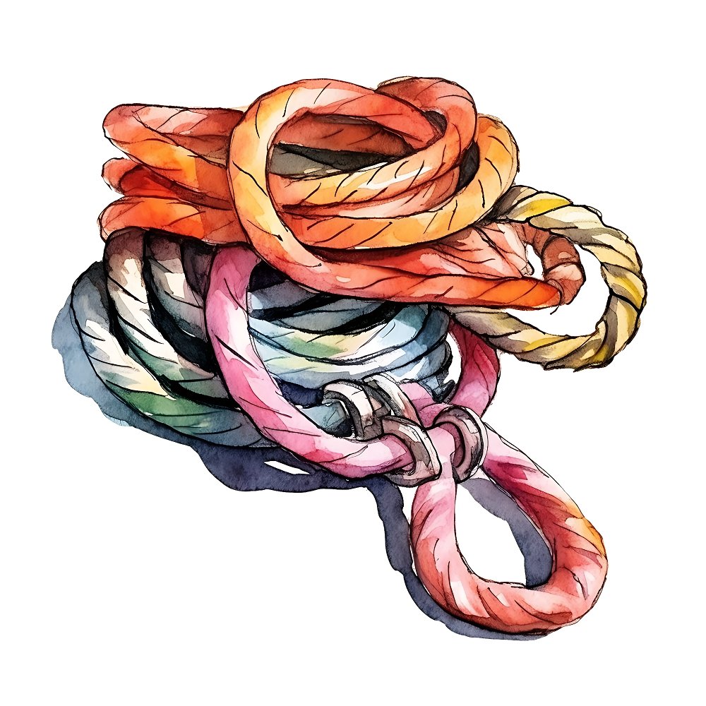 Watercolor Camping #12 Fabric Panel