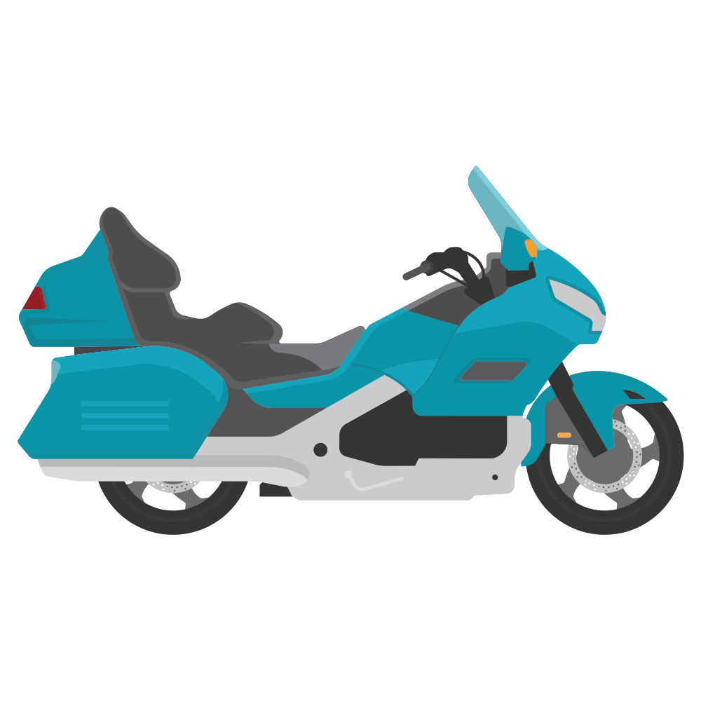 Touring Motorcycle Fabric Panel