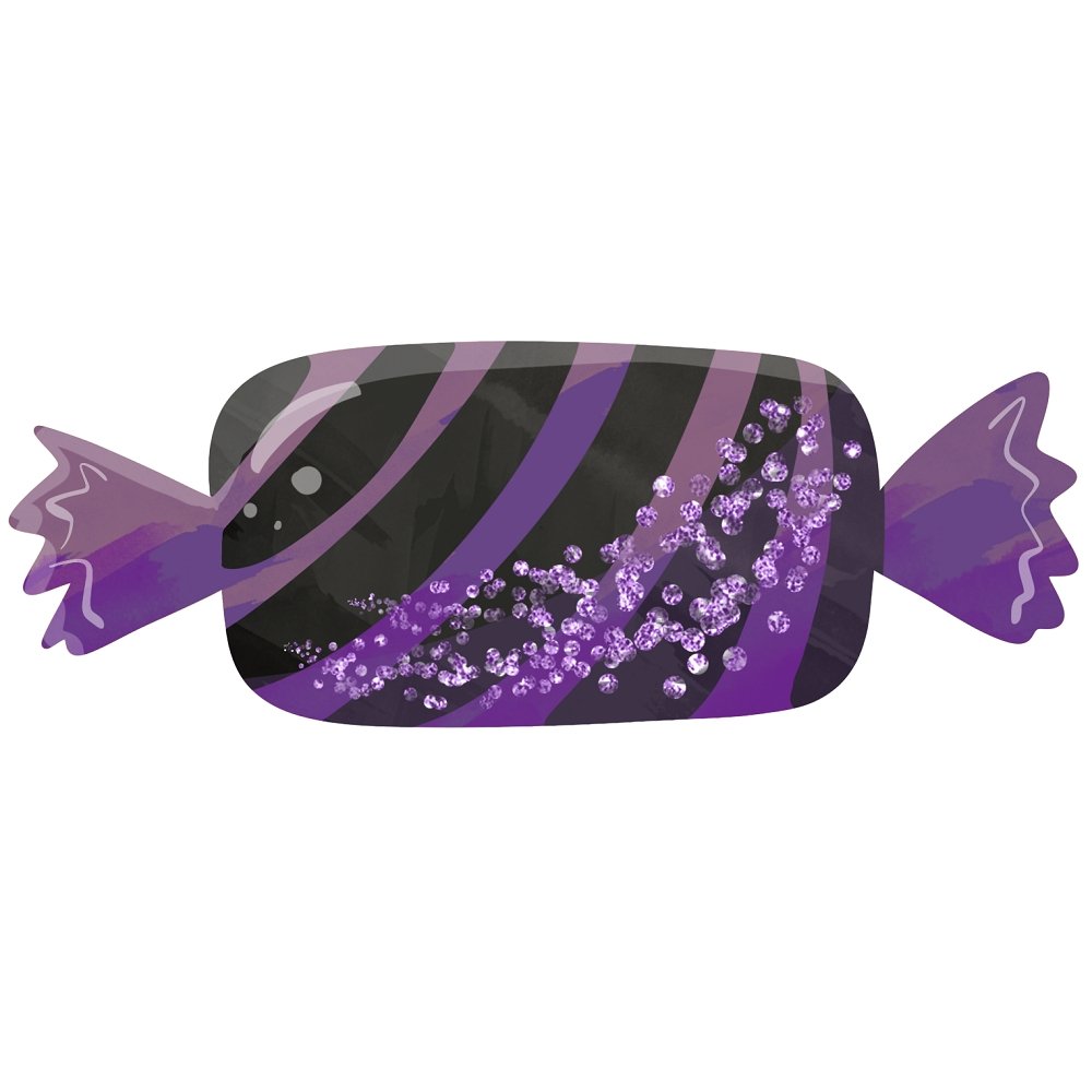 Trick-Or-Treat Candy Fabric Panel