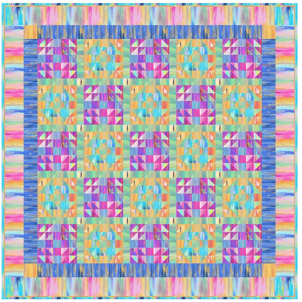 Volume Painting Fabric Collection Quilt Kit