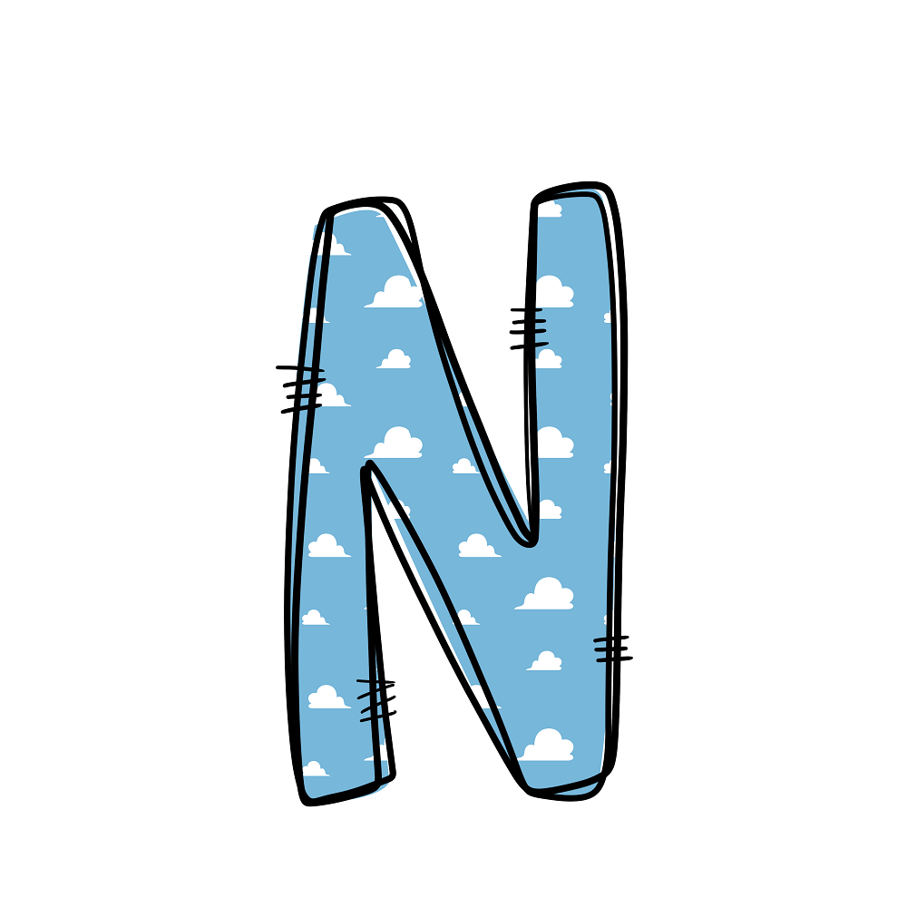 Western Cowboy ''N'' Clouds Fabric Panel