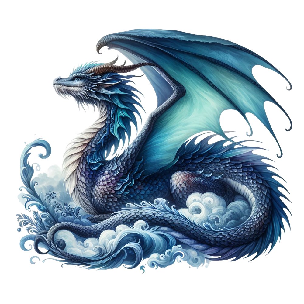 The Dragon Lair Dragon #12 Fabric Panel