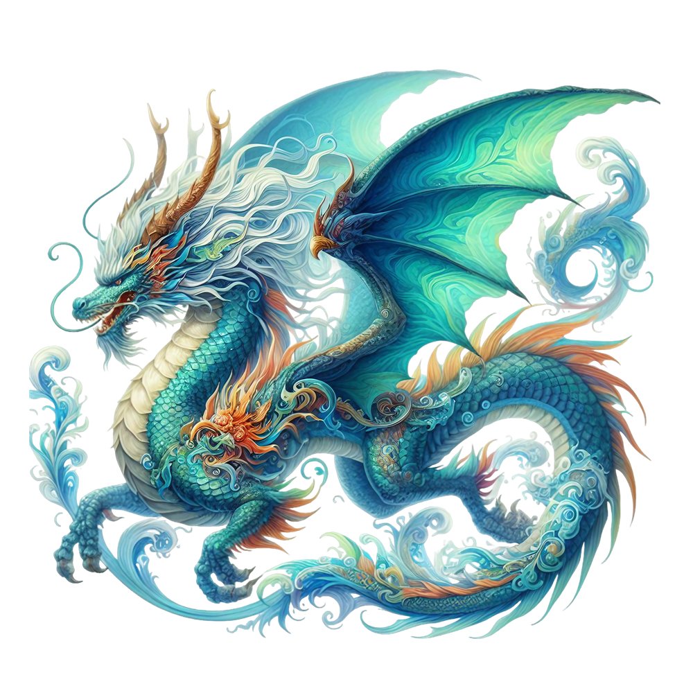 The Dragon Lair Dragon #25 Fabric Panel