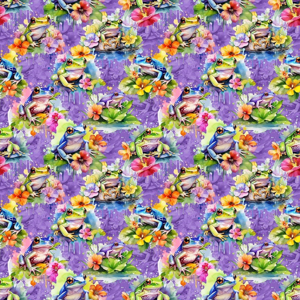 Vibrant Tree Frog Fabric