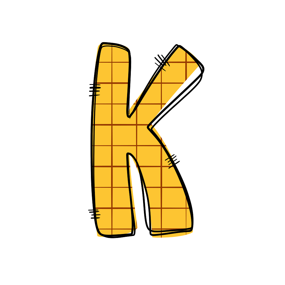 Western Cowboy ''K'' Plaid Fabric Panel