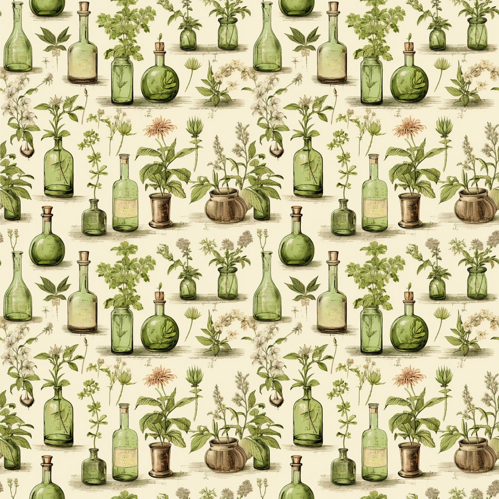 Wild Earth Apothecary Pattern #9 Fabric