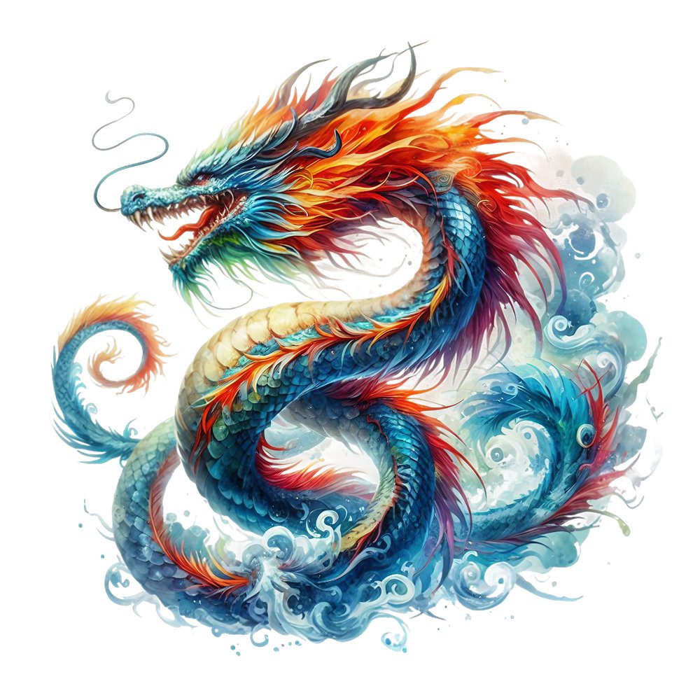 The Dragon Lair Dragon #1 Fabric Panel