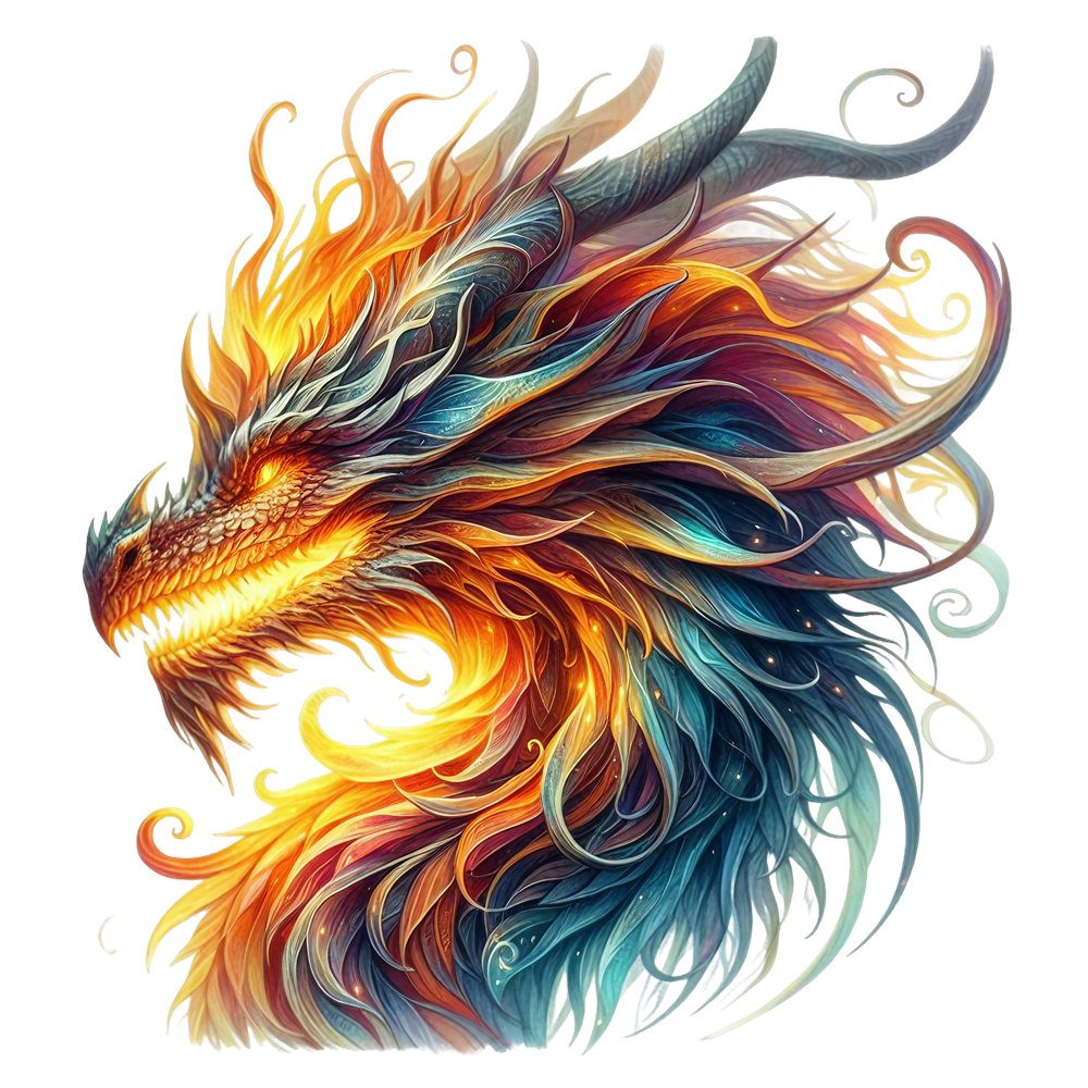 The Dragon Lair Dragon #18 Fabric Panel