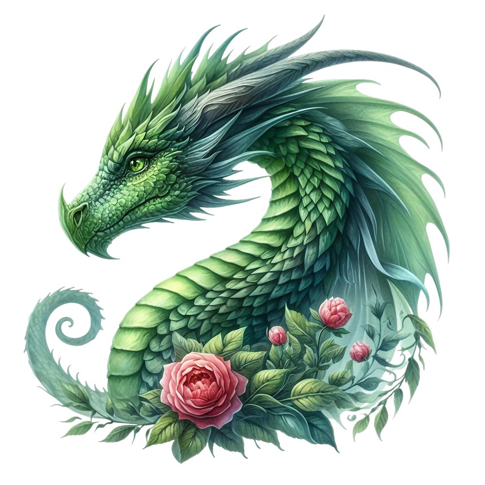 The Dragon Lair Dragon #28 Fabric Panel