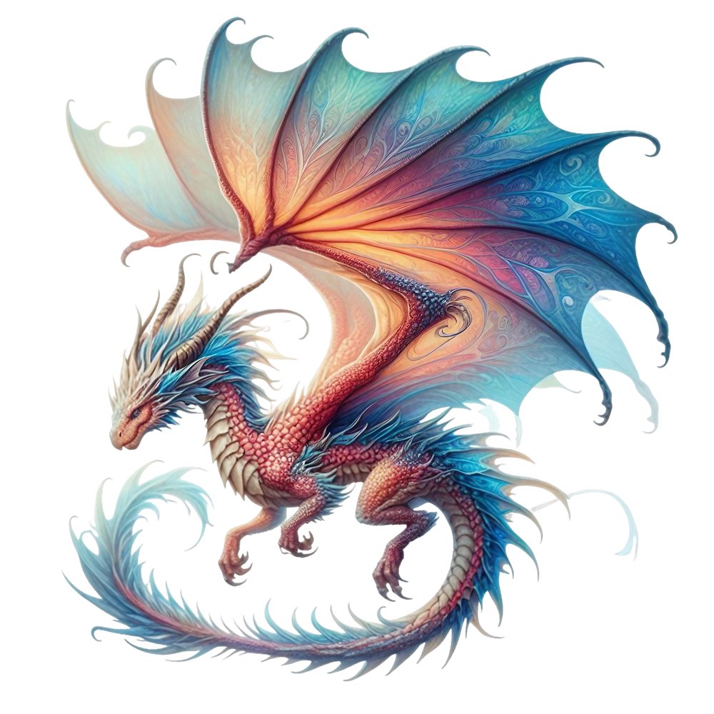 The Dragon Lair Dragon #45 Fabric Panel