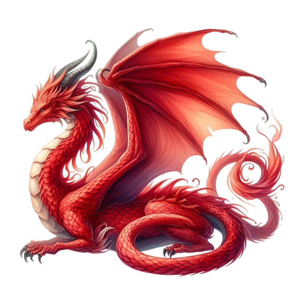 The Dragon Lair Dragon #58 Fabric Panel