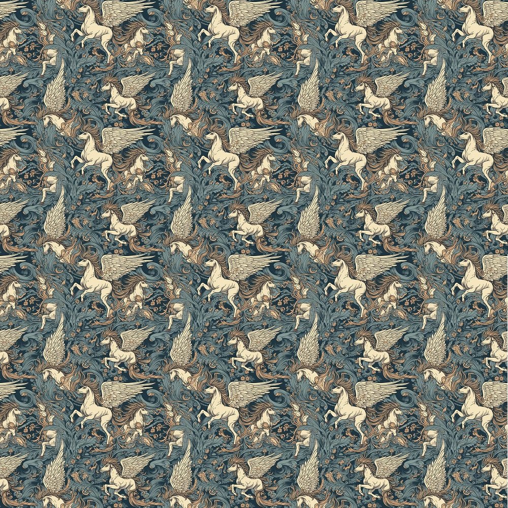 Vintage Fairytale Pattern #5 Fabric