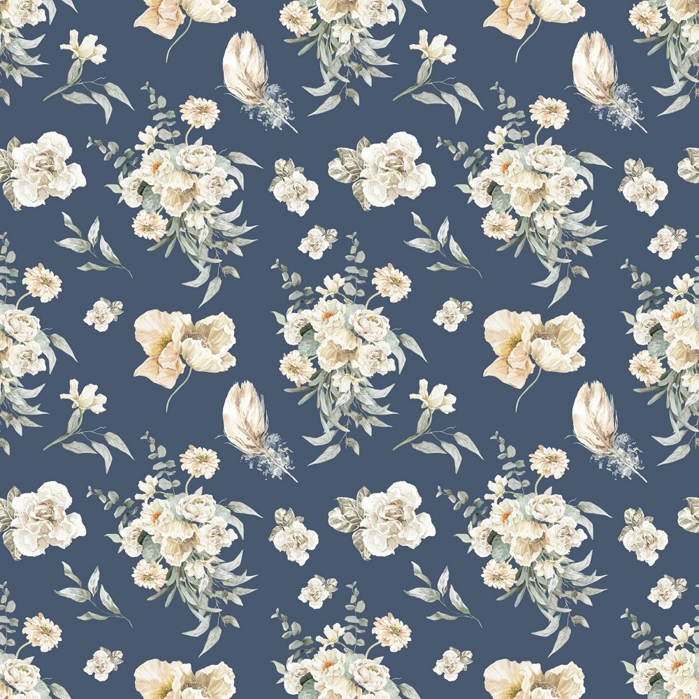 Vintage Floral Bouquets Fabric