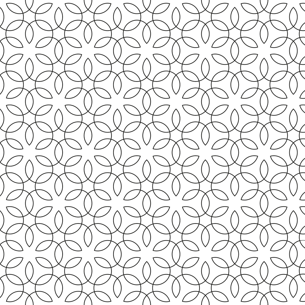 Vintage Flourish Fabric - Black/White