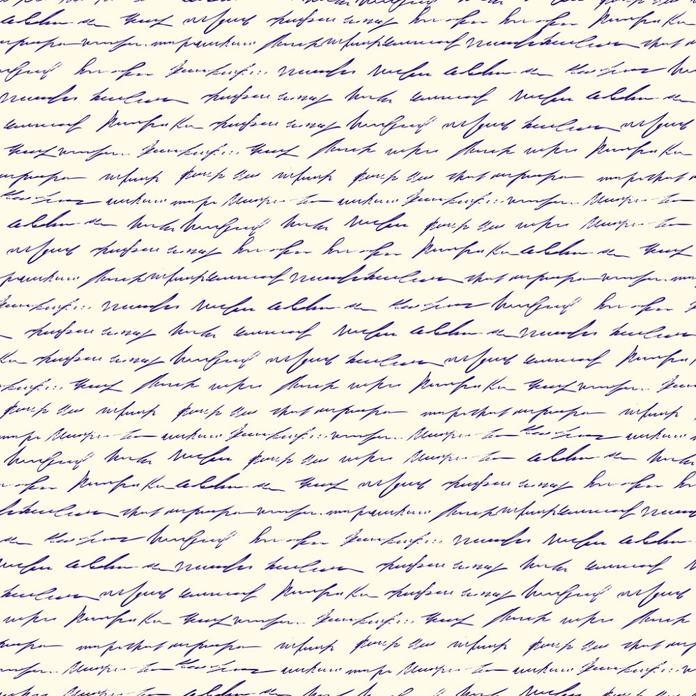 Vintage Inscriptions Fabric - Cream