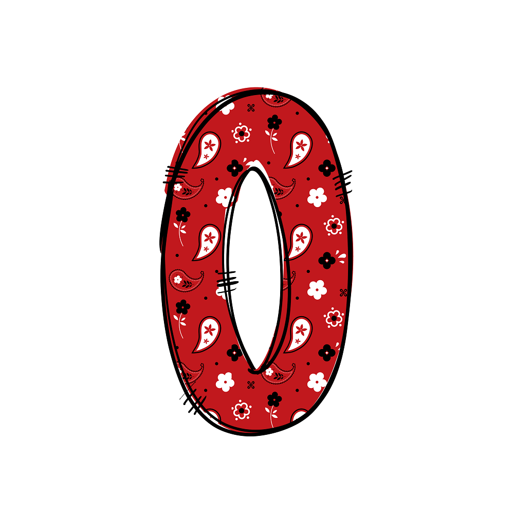 Western Cowboy ''O'' Paisley Fabric Panel