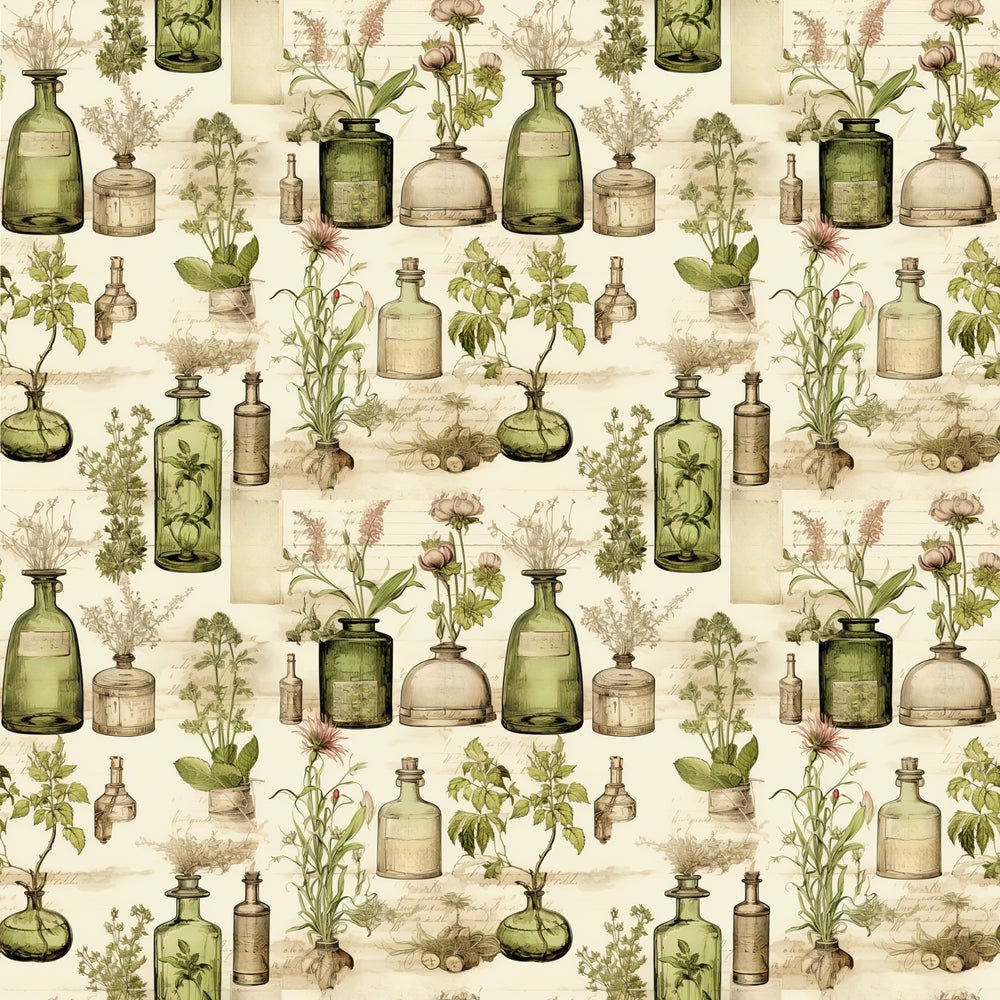 Wild Earth Apothecary Pattern #8 Fabric