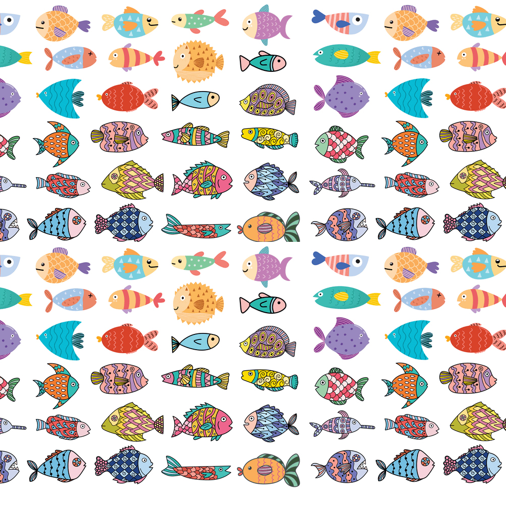Various Fish Fabric - Multi