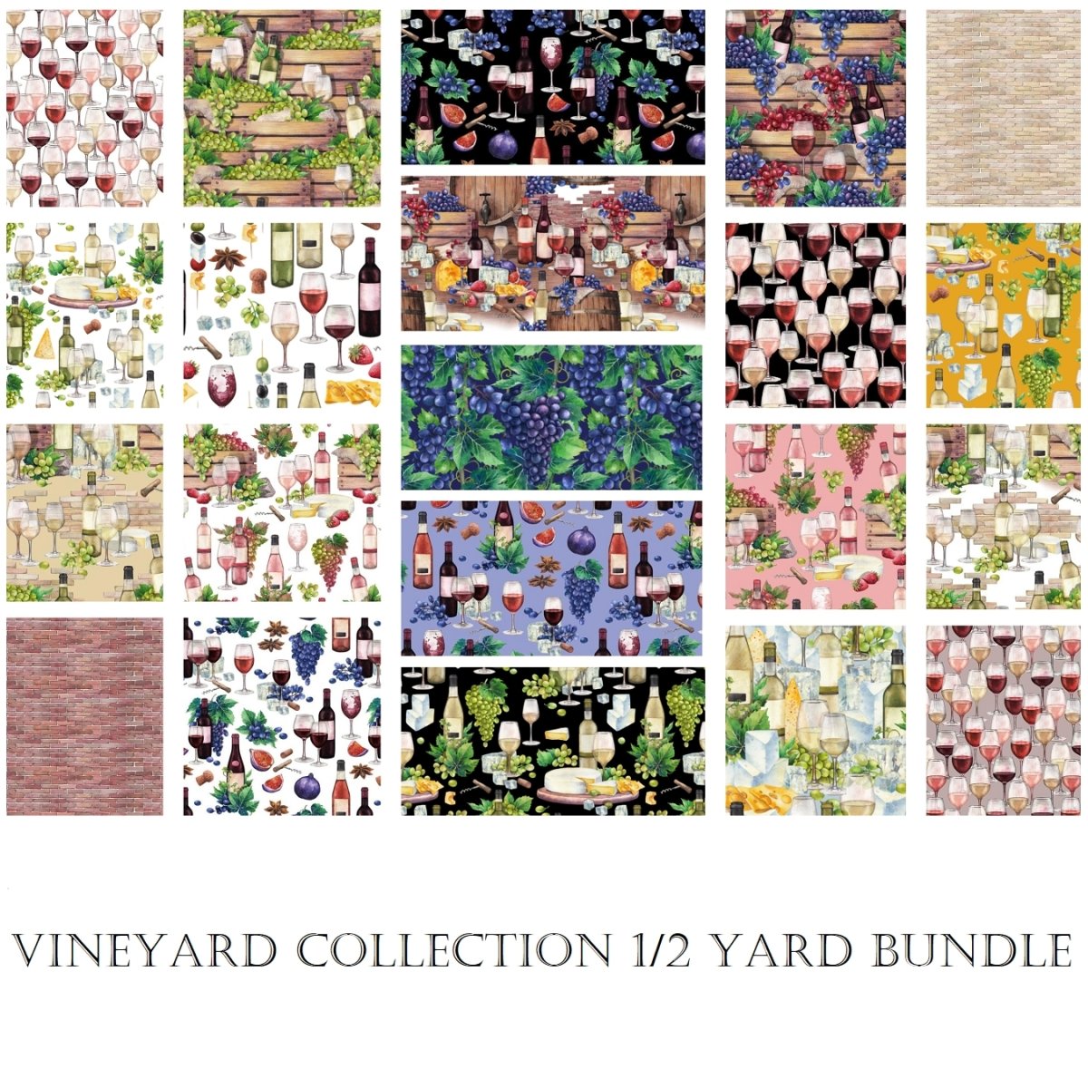Vineyard Collection 1/2 Yard Bundle