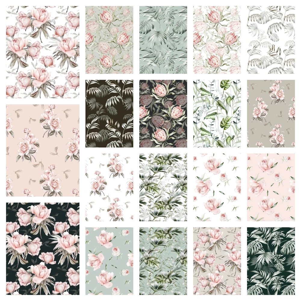 Vintage Elegance Fabric Collection - 1 Yard Bundle