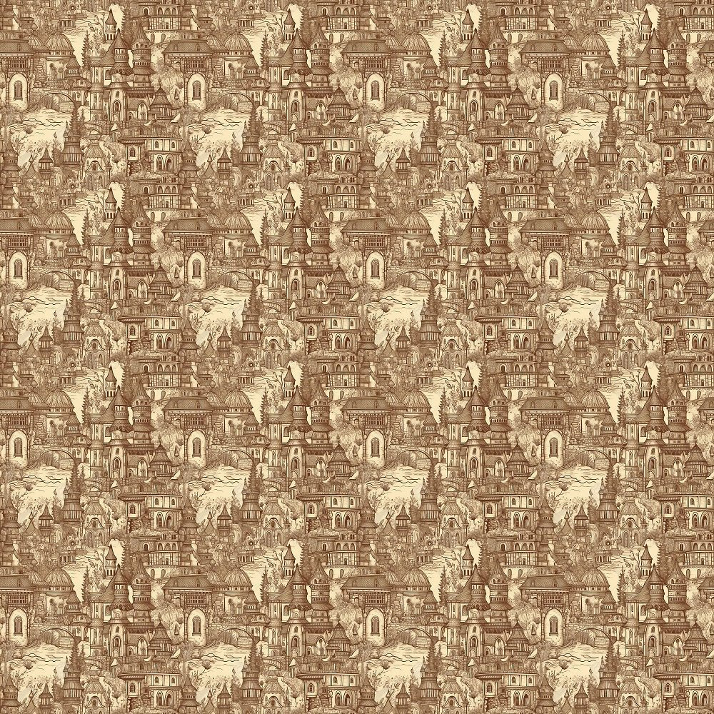 Vintage Fairytale Pattern #8 Fabric