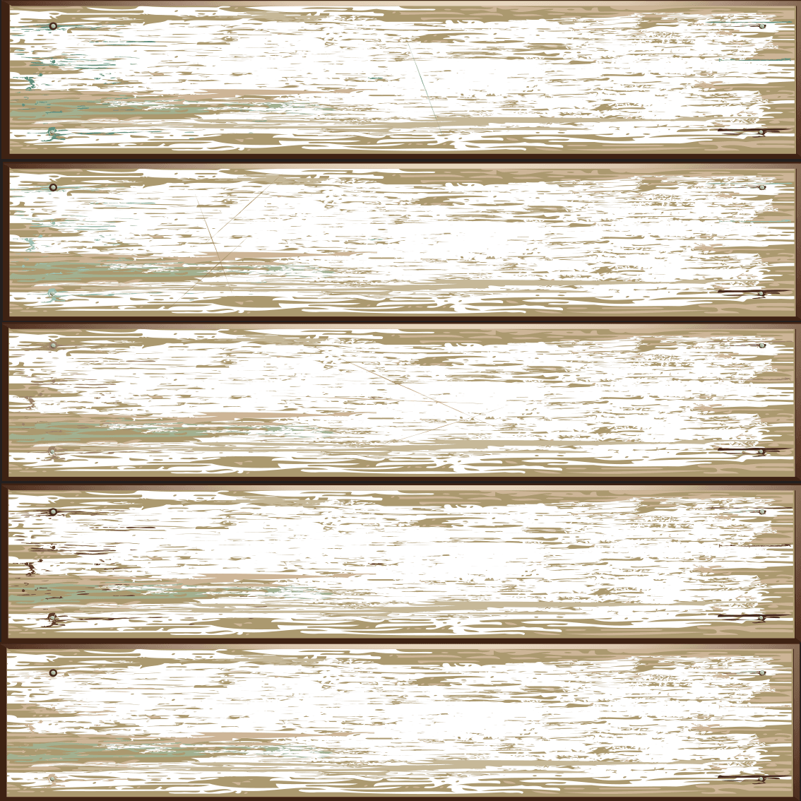 Vintage Wood Planks Fabric - WhiteWash