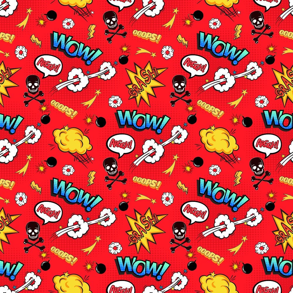 Super Hero - Red Fabric