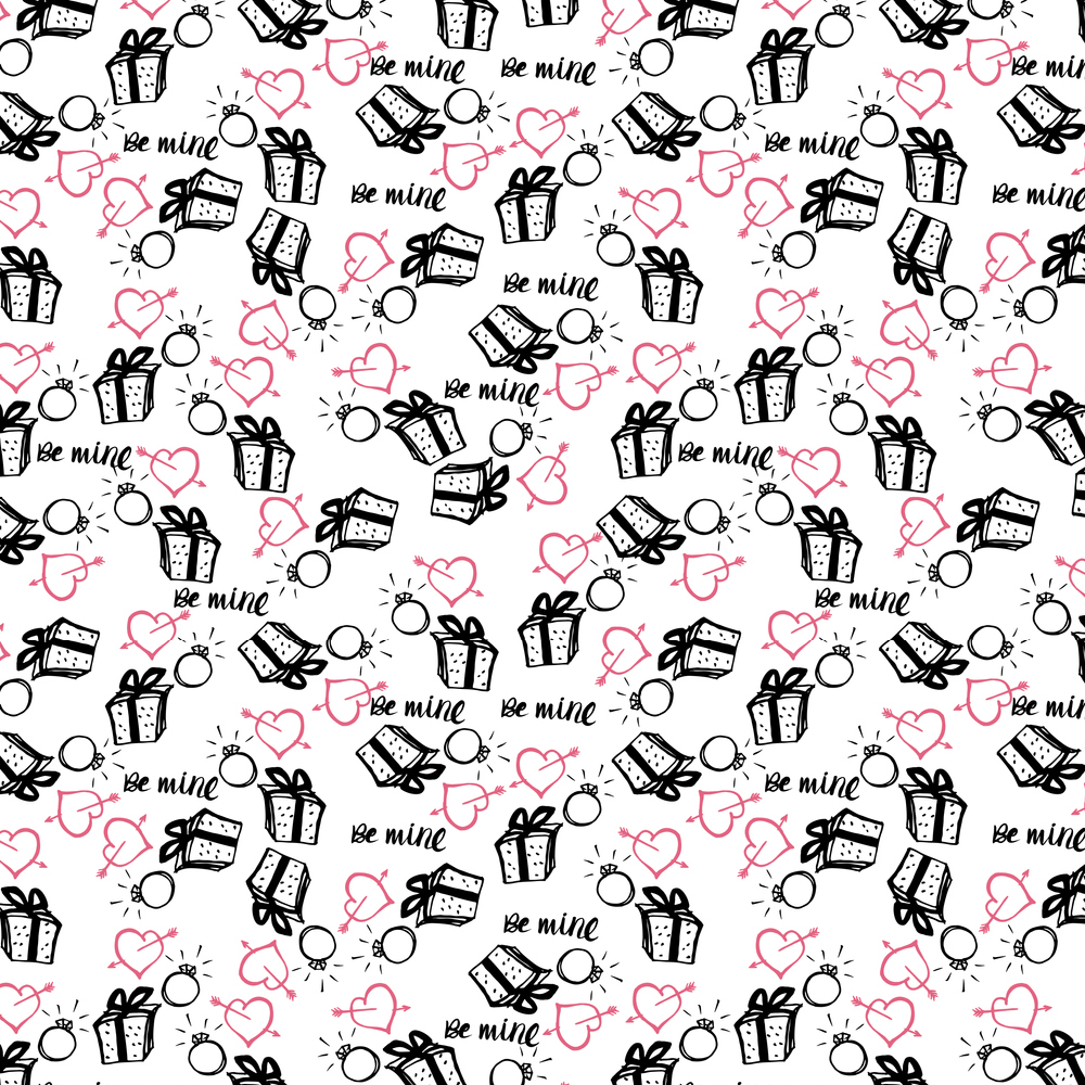 Valentine Jewelry & Presents Fabric