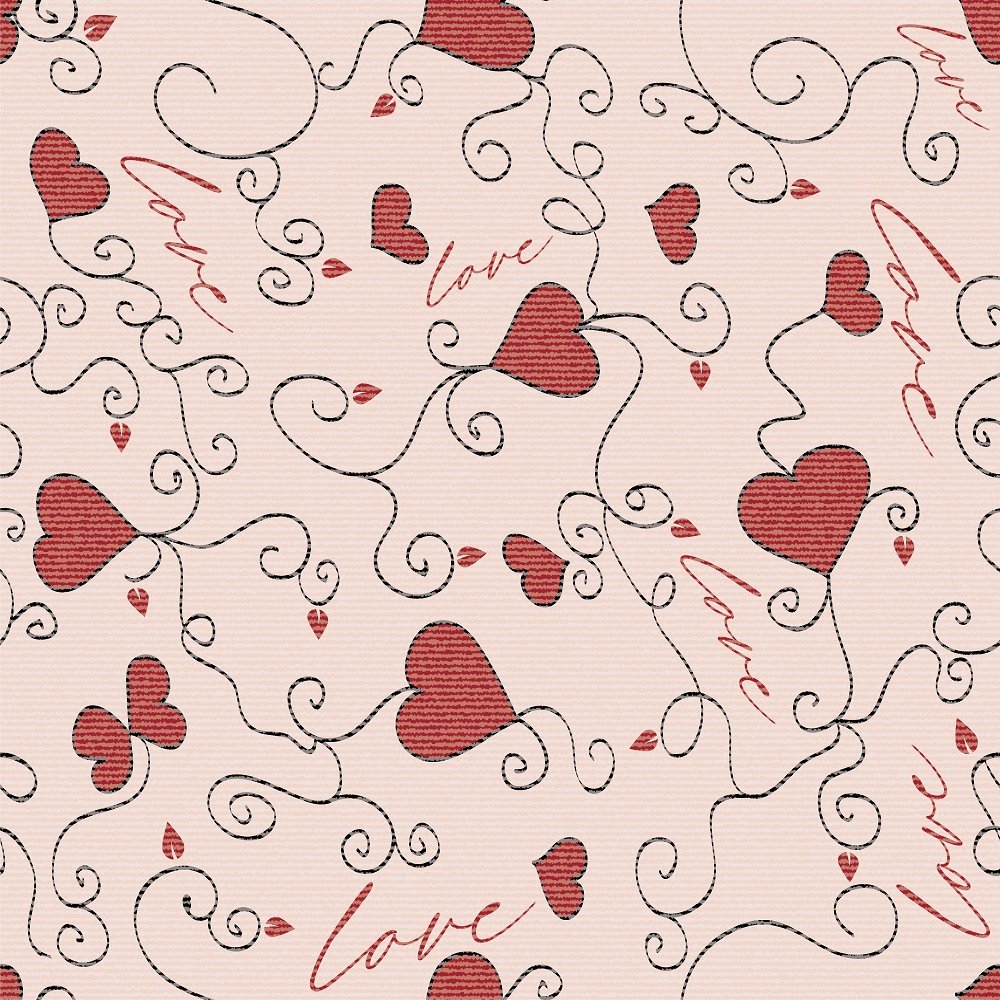 Valentine's Day Pattern #12 Fabric