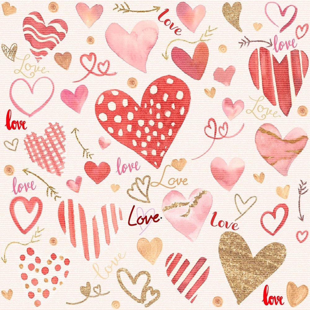 Valentine's Day Pattern #4 Fabric