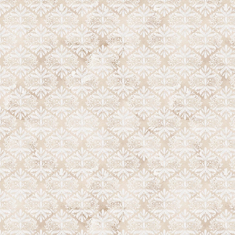 Watercolor Dourado Adamascado Fabric - Tan