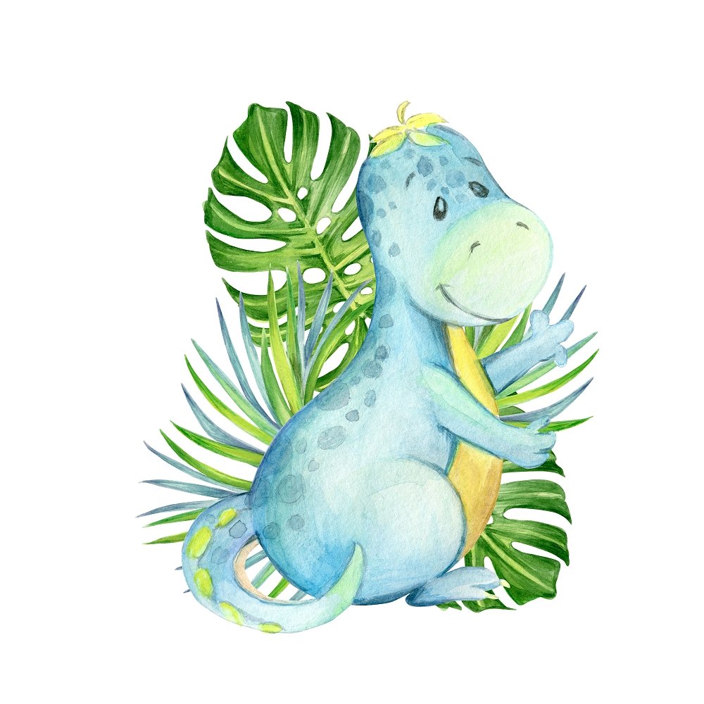 Watercolor Trodon Fabric Panel