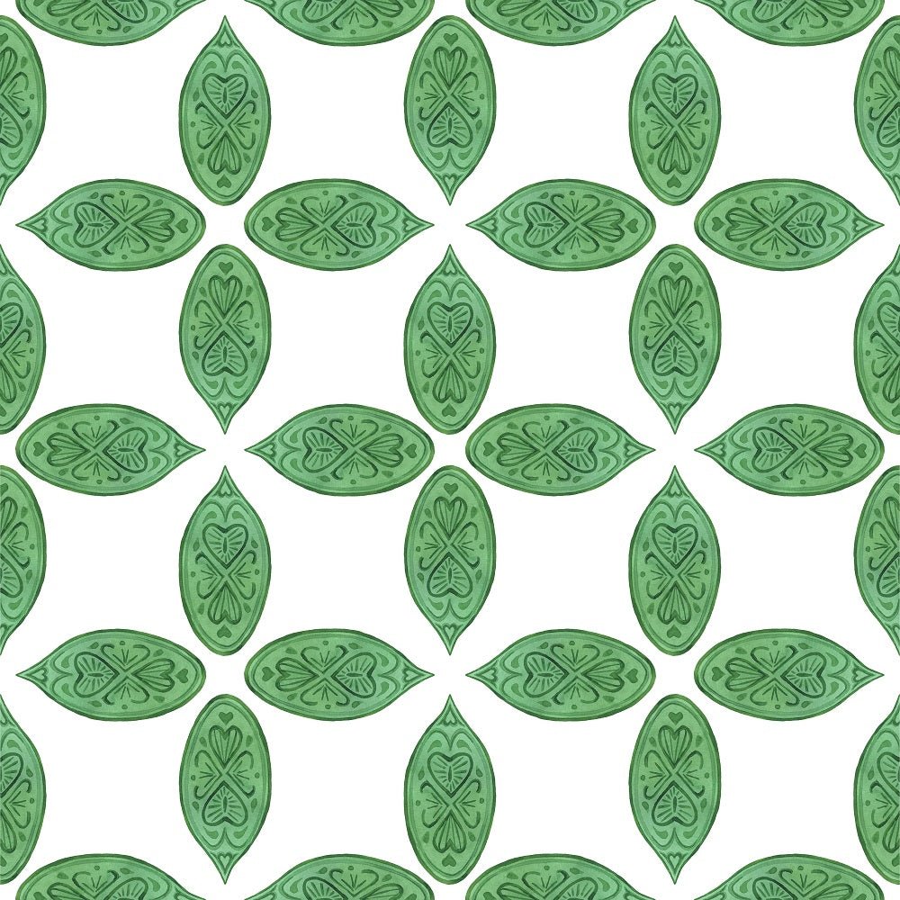 Tropical Love Leaves Pattern Fabric