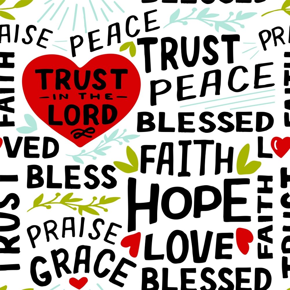 Trust in the Lord Fabric
