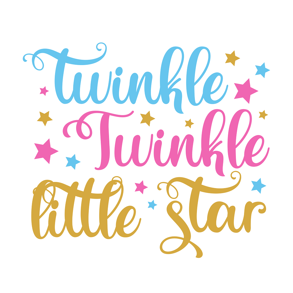 Twinkle Twinkle Little Star Fabric Panel