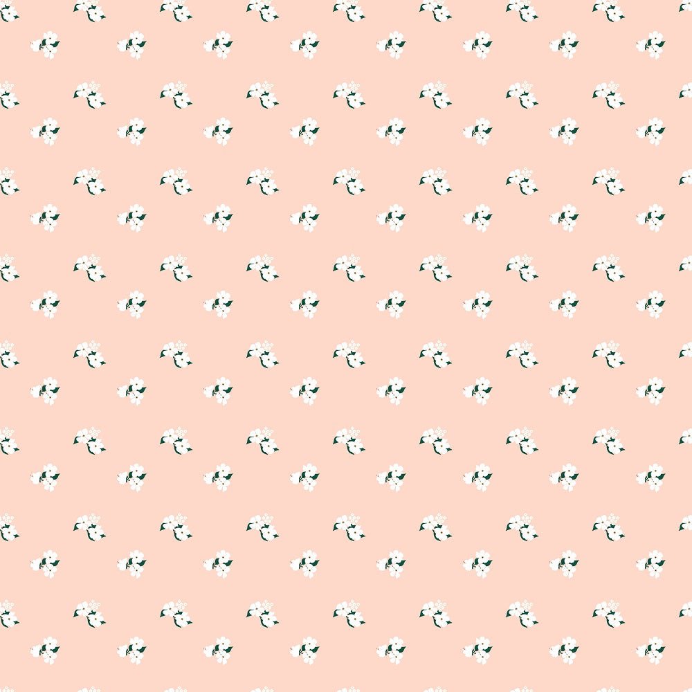 The Bees Knees Tiny Flowers Fabric - Pink