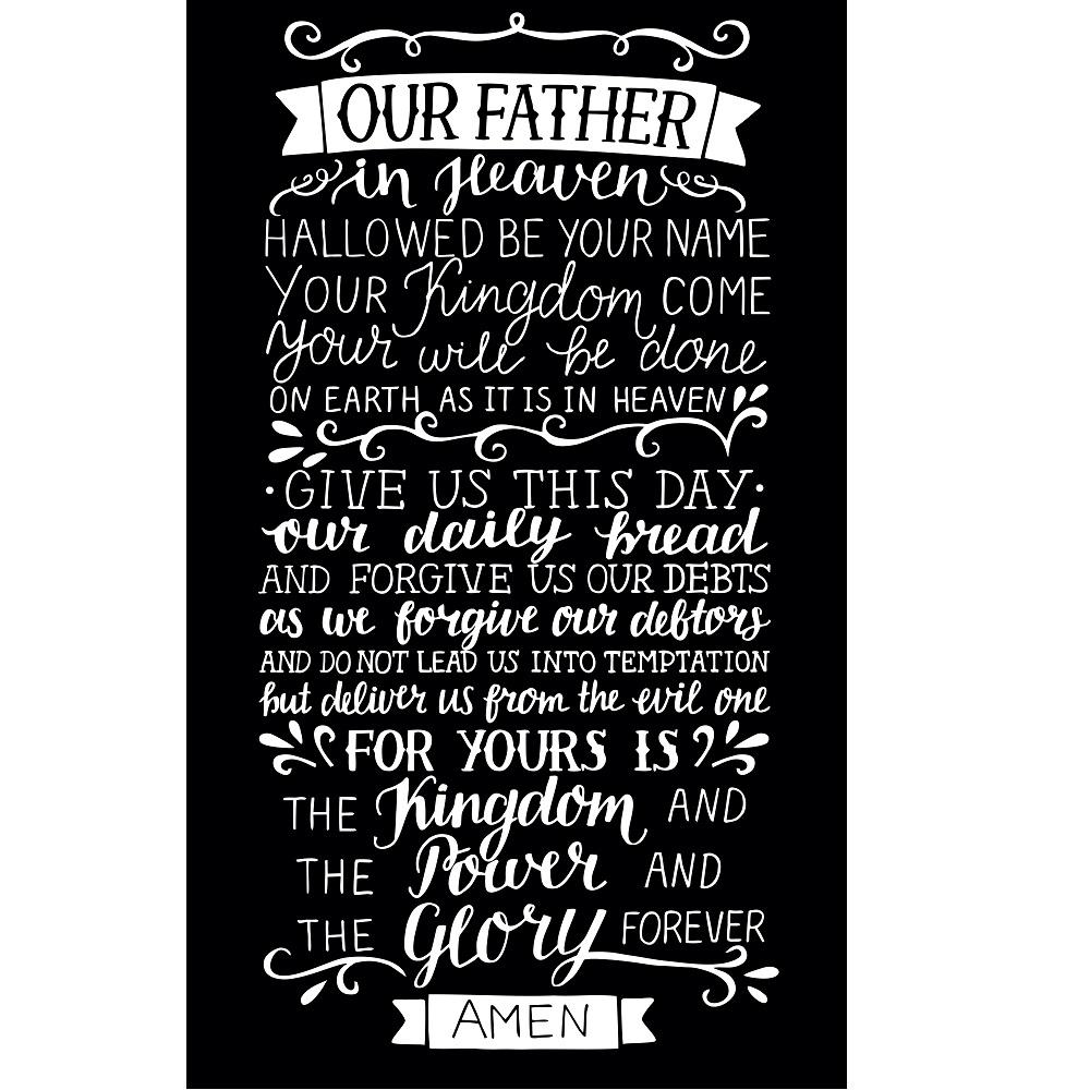 The Lord's Prayer Fabric Panel - 26"