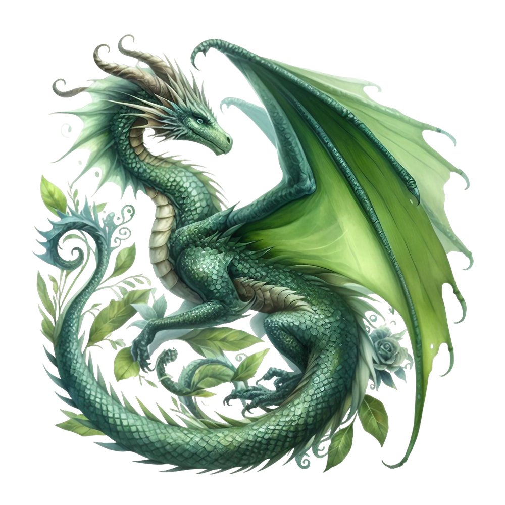 The Dragon Lair Dragon #24 Fabric Panel