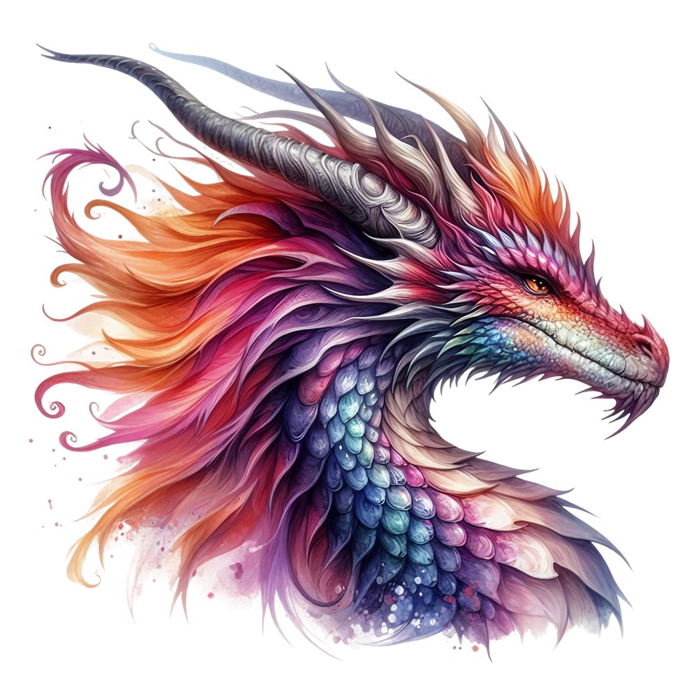 The Dragon Lair Dragon #4 Fabric Panel